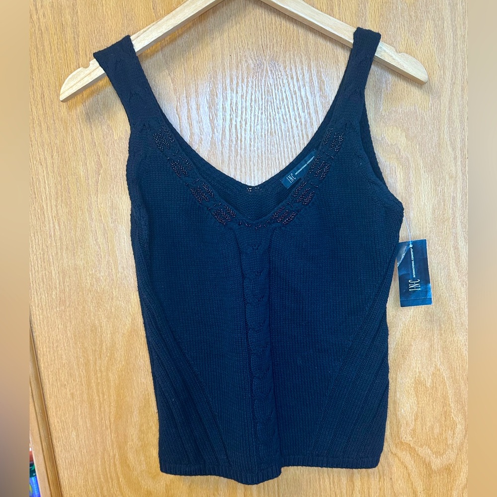 INC black tank top size small